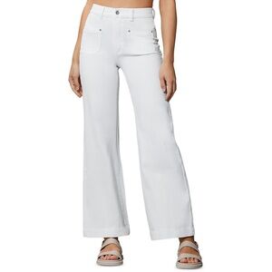 NWT DL1961 Hepburn Wide Leg High Rise Vintage 31” in white. Size 30